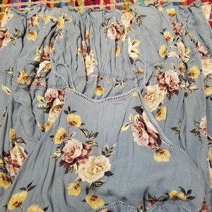 Floral Spaghetti Strap Maxi Dress